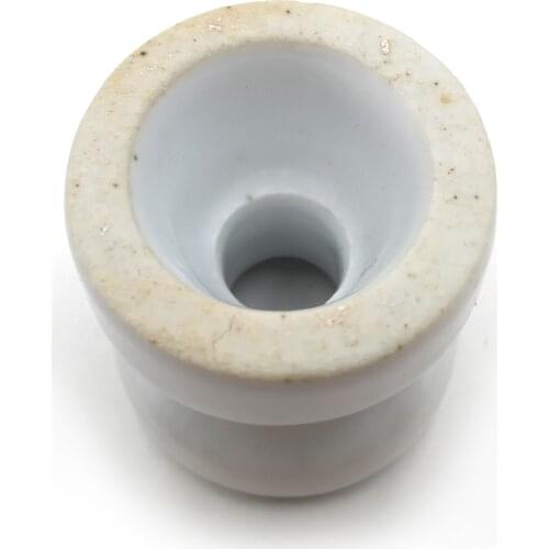 Lydite Corner Post Ceramic Insulator 10mm Inner diameter-pack of 12