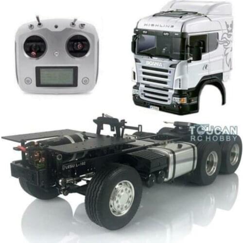 LESU 1/14 RC Sca 6*4 Metal Chassis Hercul Cabin Tractor Truck i6S Radio THZH0310-SMT4