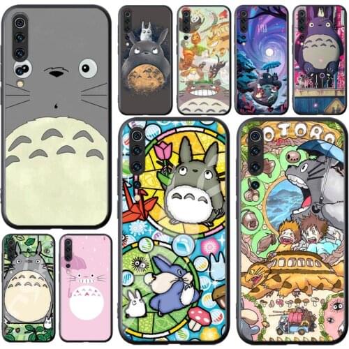 Cute Totoro Anime Studio Ghibli For Xiaomi Mi 11i 11 10T 10 9T 9 A3 8 Lite CC9 SE Note10 Lite Ultra Pro Soft Phone Case