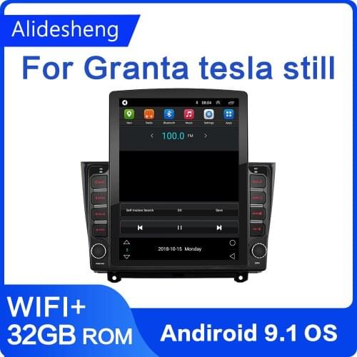 Tesla screen For LADA ВАЗ Granta tesla still Cross 2018 2019 android 9.1 Car Radio Multimedia Player 2din GPS 2.5D 9.7"inch