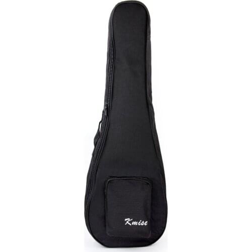 Kmise Baritone Ukulele Gig Bag for 30 inch Ukelele Uke Nylon Black