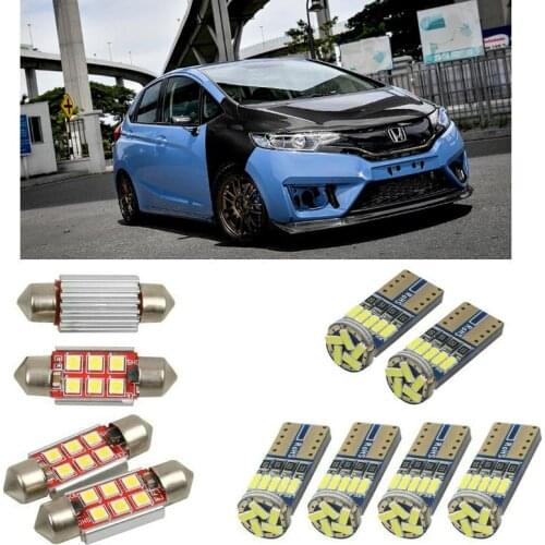 Super bright Interior led Car lights For Honda jazz 2 gd ge3 ge2 hatchback jazz 4 gk hatchback bulbs