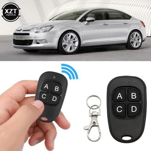 Universal 433MHz Remote Control Wireless 4 Keys Copy Remote Control Cloning Garage Door Remote Control Duplicator Keychain