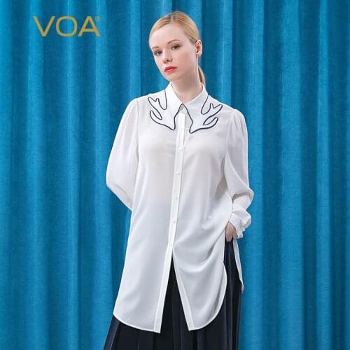 Блузки на пуговицах VOA China At AliExpress