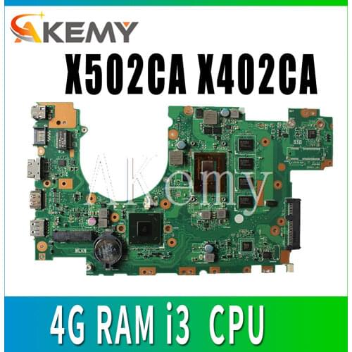 X402CA Motherboard 4G RAM i3 for ASUS X502CA X402CA X402C laptop Motherboard X402CA Mainboard X402CA Motherboard test 100% ok