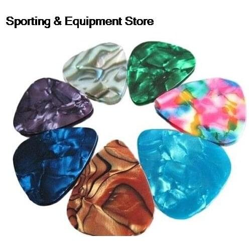 100Pcs/Set Acoustic Picks Electric Bass Pic Plectrum Mediator Guitarra Musical Instrument Thickness Mix Guitar Pick