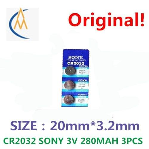 3PCS New Sony CR2032 button battery computer motherboard / Wenquxing / electronic scale / car remote control battery