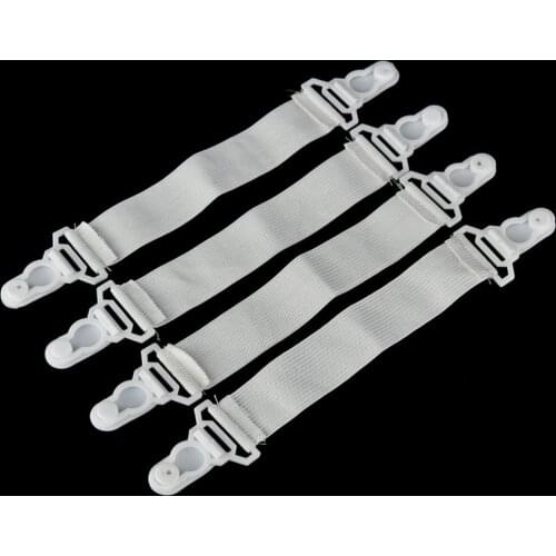 4 pcs/lot Multipurpose Bed Sheet Fasteners Mattress Elastic Holder Clip Grippers Tool Bed Sheet Grippers Fasteners Home Textile