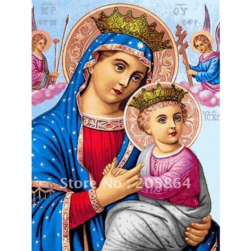 Free shipping Religion style wall haning, Virgin Mary,Mother of God,decoration picture 30x40cm