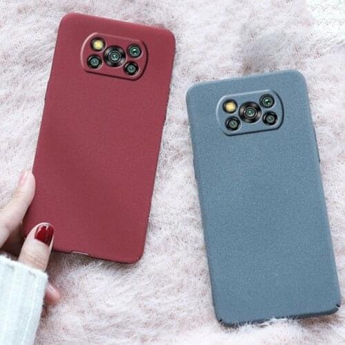 For Xiaomi Pocophone Poco X3 NFC Case Soft Matte Silicone Slim Protective Back Cover Case for xiaomi poco x3 Pro x3 phone shell