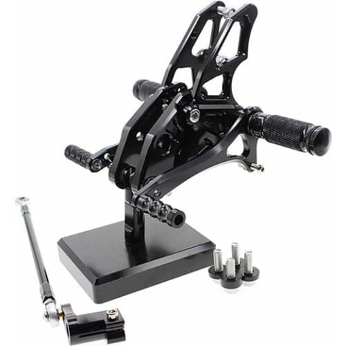 CNC Aluminum Adjustable Rearsets Foot Pegs For YAMAHA YZF-R15 V3 YZF R15 2012 2013 2014 2015 2016 2017 Motorcycle accessories