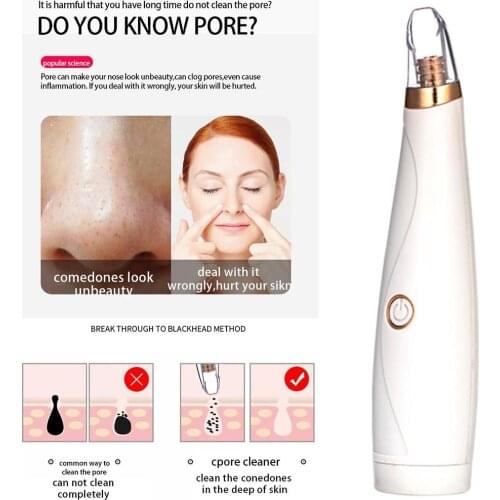 Electric Suction Blackhead Removal Skin Care Device Pore Acne Pimple Remover Necessary Household Cleansing Accessories