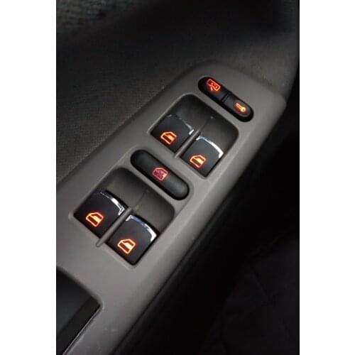 FaroeChi Chrome Master Window Controller Switch For VW Jetta Golf GTI MK4 Passat B5 Driver Side 1998-2005