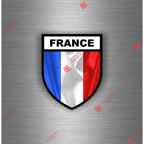 Personality Sticker Car Moto Armee Militaria Airsoft Flag France OPEX Army Shield Racing Helmet Stickers