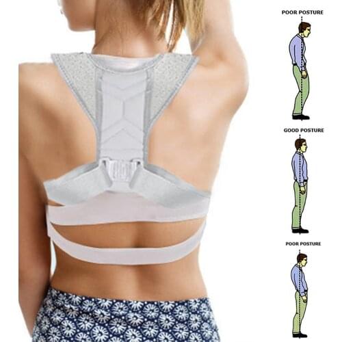 Clavicle Spine Support Reshape Body Home Office Sport Back Posture Corrector Breathable Back Spine Corset for Shoulder