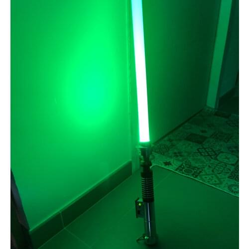 Luke ROTJ Lightsaber With Control Box FOC Saber Sword Jedi Sith 3 Sets Sound Fonts plus Mute Function Metal Handle With Blade