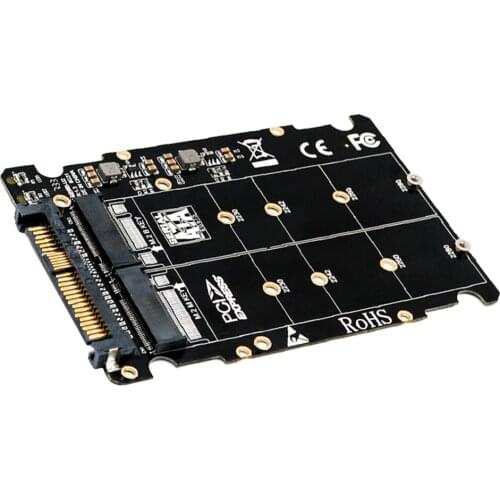 M.2 Key M/B To U.2 SFF-8639 Adapter Expansion Card For 2230 2242 2260 SSD