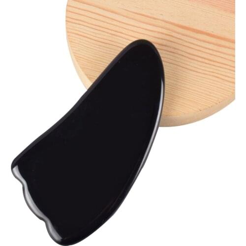 Face Mask Care Massager Natural Obsidian Gua Sha Tool Stone Crystal Mineral Massage Eye Skincare Scraper Wrinkle Beauty Product