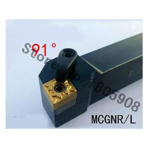 MCGNR2525M12 CNC Turning Lathe Machine Tools Lathe Cutting Tools 91 degrees External Turning Tool Holder 25*25*150MM
