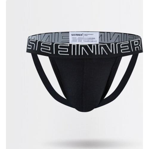 New men jockstrap cotton thongs sexy underwear bikini men g string man sexy briefs gay underwear