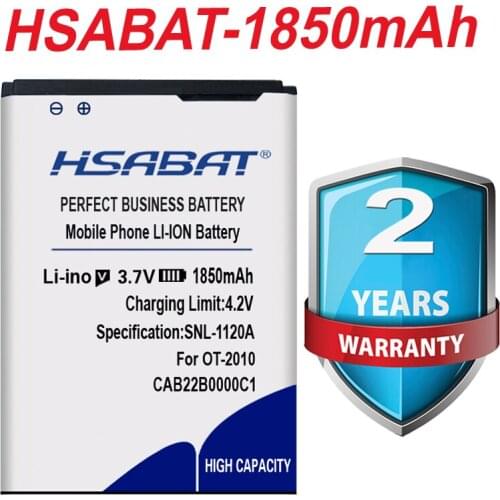 New 1850mAh Battery For ALCATEL OT-2010X OT-665X OT-356 OT-2010D OT-2010 CAB22B0000C1