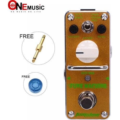 New AROMA AFK-3 FUNK MACHINE Auto Aah Pedal Mini Digital Effect True Bypass+Free Connector