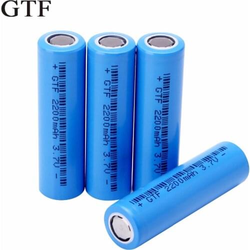 GTF 100% Original Ncr18650 Li-ion Rechargeable Battery real capacity 2200Mah 3.7V For Panasonic Flashlight Core 18650 Battery