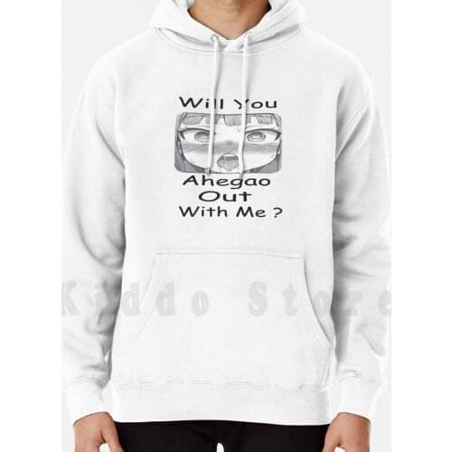 Will You Out With Me hoodie long sleeve Will You Out With Me Hegao Hentai Anime Manga Japan Lewd Waifu Sexy Boobs