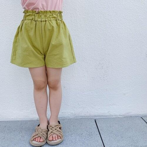 Baby Girls Shorts Summer New High Quality Candy Colors Shorts For Girl Korean High Waist Toddler Kids Pants 2 3 4 5 6 7 Years