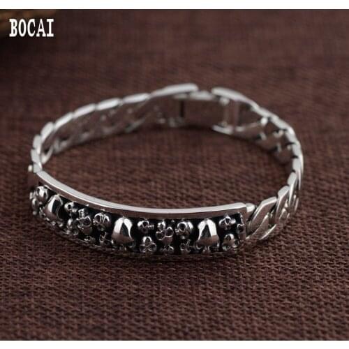 S925 Silver Thai Silver Wholesale Antique Style Shantou Bracelet