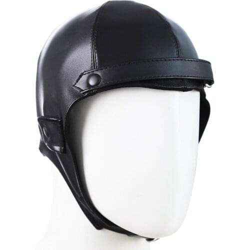 Unisex Sexy Leather Hood Mask for Adults Sex Games Fetish Bdsm Headgear Costumes Halloween Party Roleplay Couples Flirt Toys