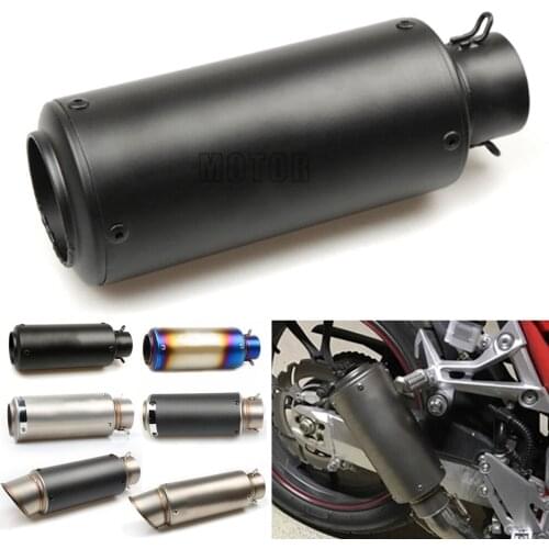 51MM/61MM Universal Motorcycle Exhaust Pipe Muffler Escape Modified Exhaust System For Honda Yamaha Kawasaki Suzuki BMW