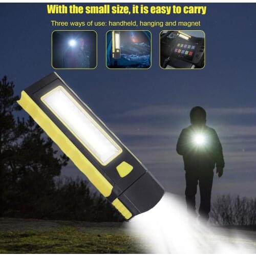 Outdoor Emergency Work Light With Hook Portable LED Light For Camping Fishing Traveling Home Car Repair Power Outage Tool