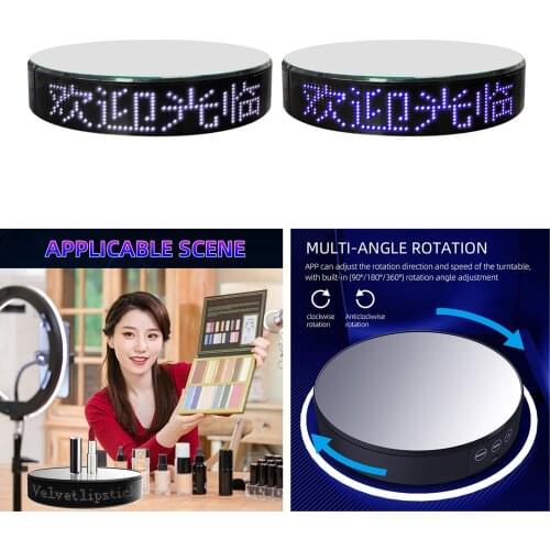 Rotating Display Stand Automatic Turntable Live Turntable Rotating Turntable Display Stand for Jewellery Watch Display Live