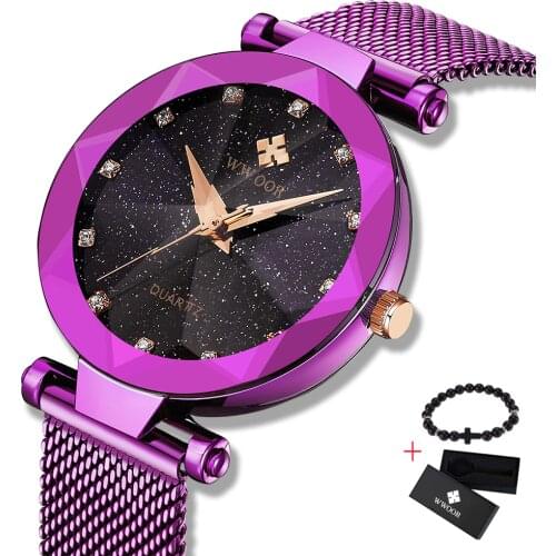 WWOOR Brand Luxury Women Watches Fashion Beautiful Quartz Ladies Watch Sport Relogio Feminino Wristwatch for Lovers Girl Friend
