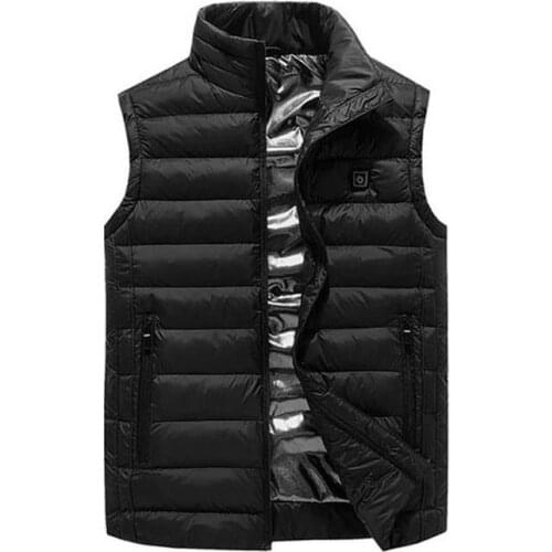 2020 Winter Women Men USB Electric Heating Vest Jacket Clothing Skiing Winter Warm Heated Pad Winter USB Interface Warm Vest
