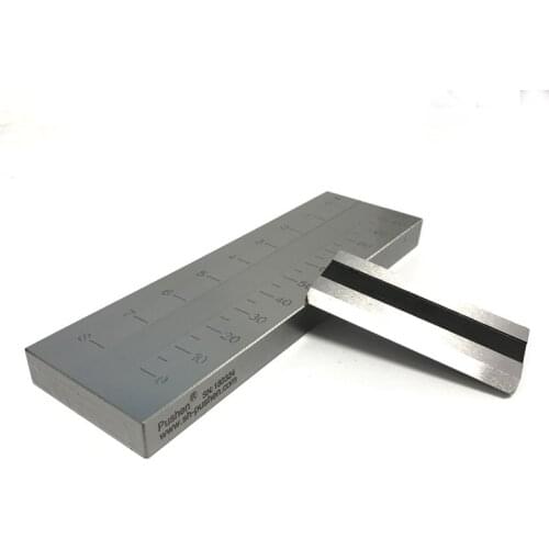 0-100um PUSHEN Stainless steel Single Groove Fineness of Grind Gauge Hegman