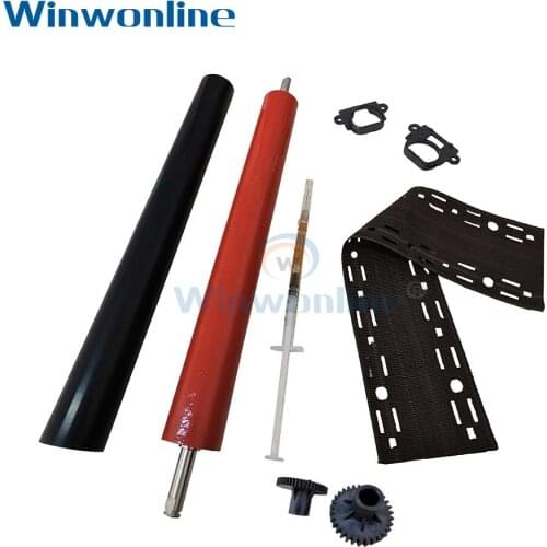 1SET for Kyocera ECOSYS P2235dn P2235dw P2040dn P2040dw P2235 P2040 FK-1150 fuser film with Oil Application Pad Pressure roller