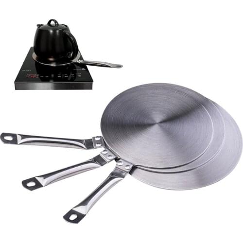 1pc Cooking Induction Hob Converter Pan Induction Hob Frying Pan Heat Diffusion Disc Adapter Plate For Kitchen Cookware Tool