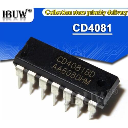 10PCS CD4081 DIP14 CD4081 DIP-14 DIP