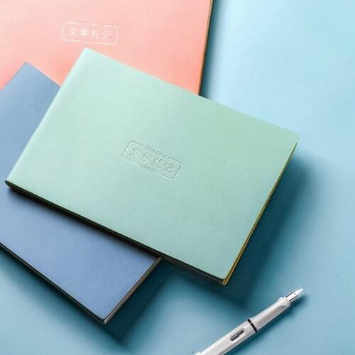 A5 PU Cover Leather Notebook A5 Creative Thickened Paper Student Notebook Fresh Note Pade Stationery