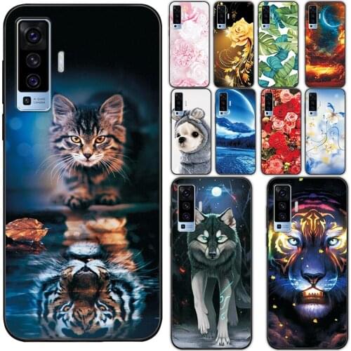 For vivo X50 Case Silicone TPU Phone Shell For vivo X50 x50 Cartoon Protective Cover For vivo X50 Soft Fashion Case For vivo X50