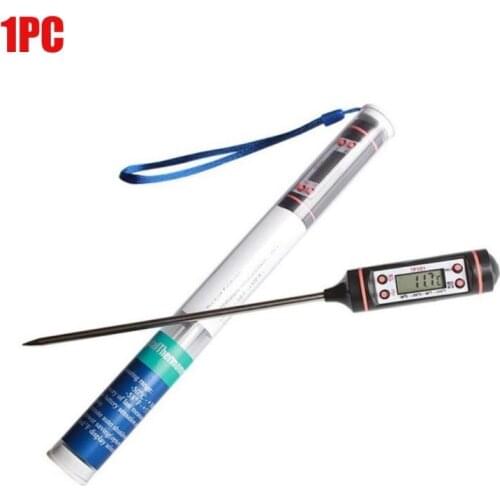 1pc Digital Meat Thermometer Cooking Food Kitchen BBQ Probe Water Milk Oil Liquid Oven Digital Temperaure Sensor Meter TP101