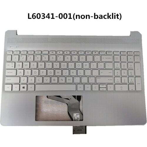 Laptop US Keyboard/upper Case/Cover/Shell for HP 15T-DY-DW-EF 15S-EQ-ER-FR TPN-Q222 L60341-001 L63578-001 L63576-001 L60339-001