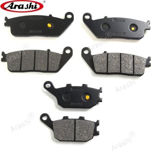 Arashi Front Rear Brake Pads For KAWASAKI Z750 / Z 750 ABS 2007-2011 Motorcycle Discs Pad 2008 2009 2010 2011