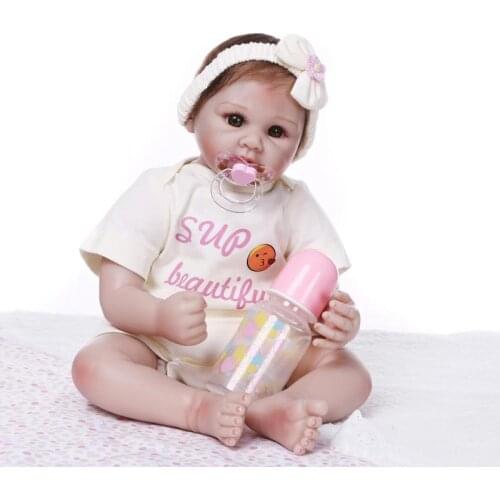 50cm Hot sale silicone bebe adorable Lifelike newborn Baby Bonecas Bebe kid new arrivals realistic reborn baby doll hot sale