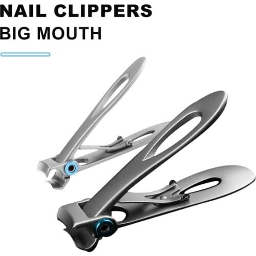 Professional Nail Clippers Stainless Steel Nail Cutter Toenail Fingernail Manicure Trimmer Toenail Clippers for Thick Nails