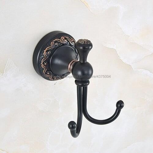Oil Rubbed Bronze Wall Hooks& Racks,Clothes Hanger & Metal & Towel & Coat&Robe Hook,Bathroom Accessories Nba456