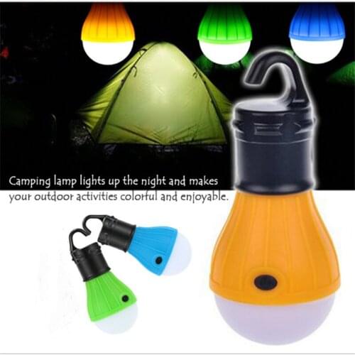 Mini Portable LED Lantern Emergency Light Bulb Battery Powered Camping Outdoor Camping Tent Accessories Outdoor Beach Tent Light