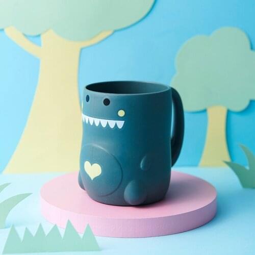 Baby Feeding Bowl And Cup Safe Durable Children Tableware Quality BPA-Free Toddler Dishes With Handles Cute Dinosaur Tableware